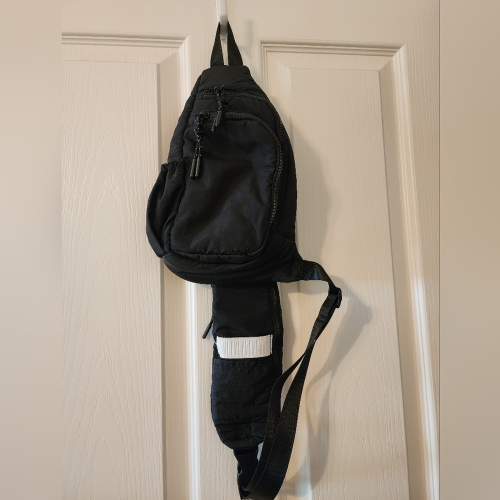 Black Women's Crossbody Sling Bag